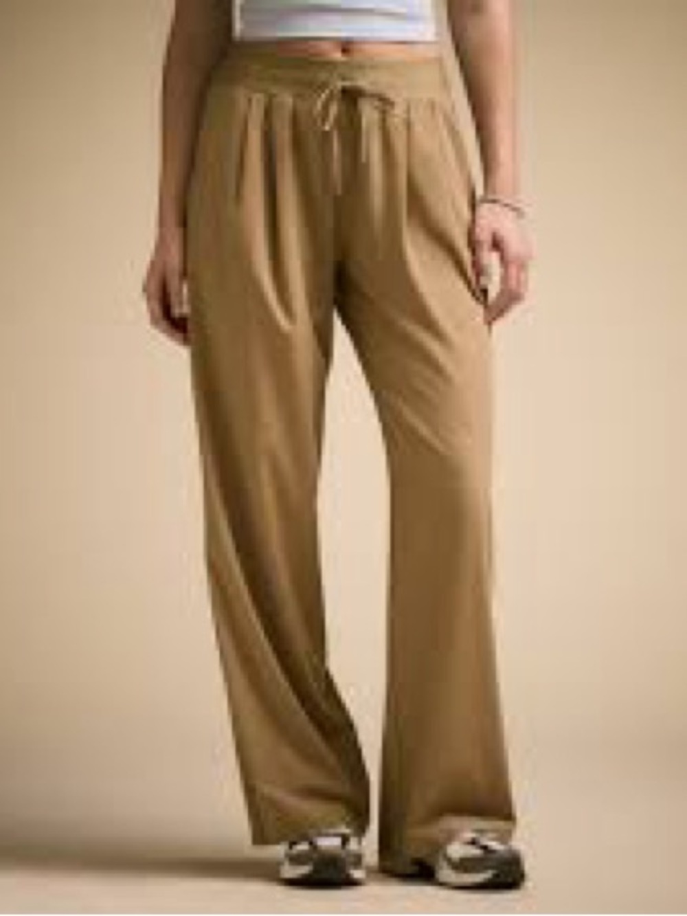 CALIA Women's Effortless TrueLight Wide Leg Pants camel large athletic casual